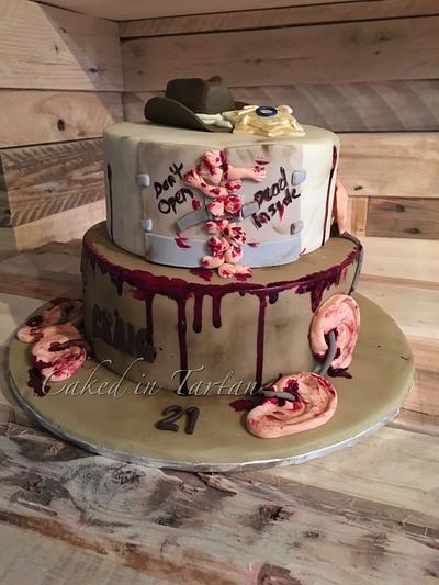 21st birthday Walking Dead cake - Cake by Liz