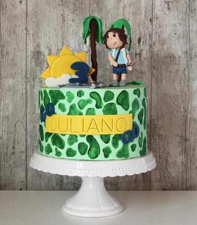 Diego Birthday Cake - Cake by Tatiana Diaz - Posh Tea Time