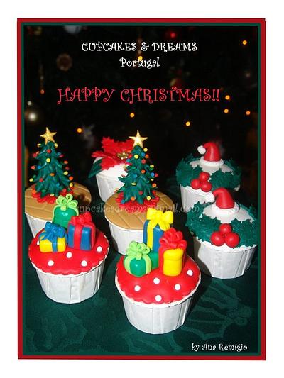 CHRISTMAS CUPCAKES - Cake by Ana Remígio - CUPCAKES & DREAMS Portugal
