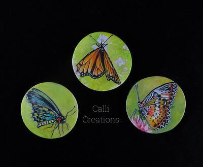 Butterflies - Beginners Class - Cake by Calli Creations