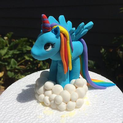 Rainbow unicorne  - Cake by Live Love n Bake 