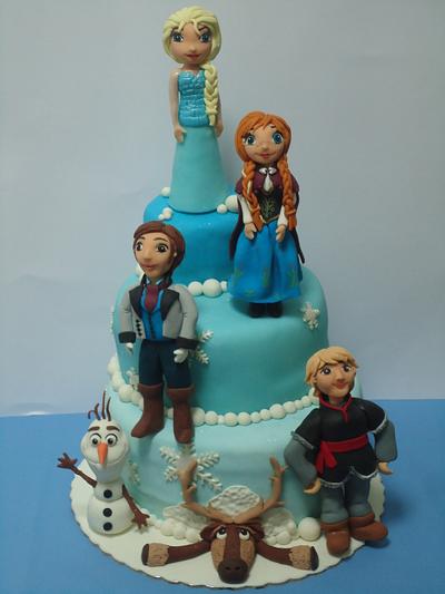 Frozen - Cake by artandsugar
