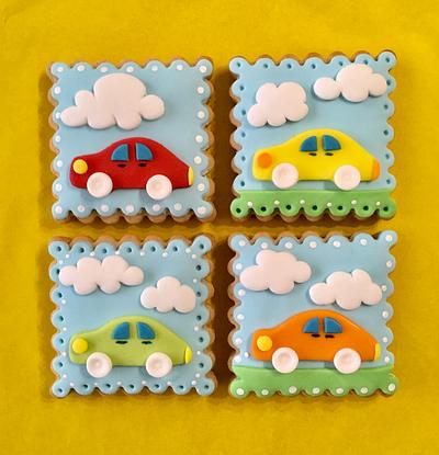 Car Cookies  - Cake by sansil (Silviya Mihailova)