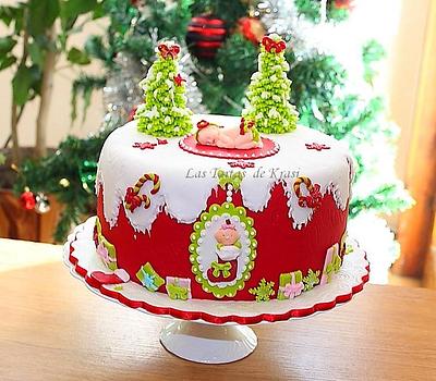 christmas baby cake - Cake by Cake boutique by Krasimira Novacheva