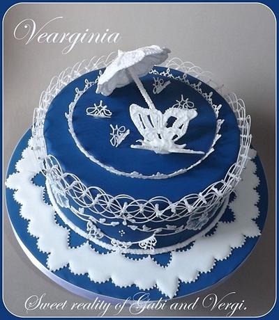 Royal Blue - Cake by Alena Vearginia Nova