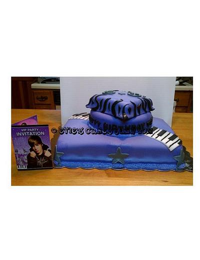 Justin Bieber cake for my niece's 10th bday - Cake by BlueFairyConfections