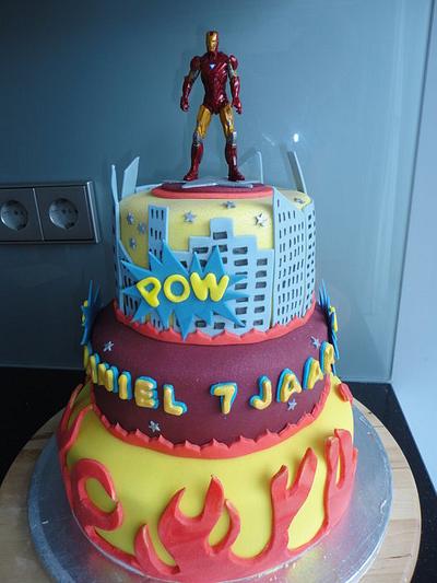 Marvel cake - Cake by TheSweetestThing