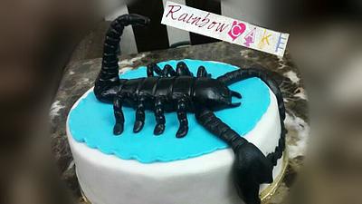Scorpion cake #fondantcake - Cake by Rainbowcake