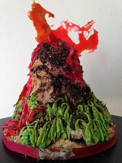 Volcano cake - Cake by Christie