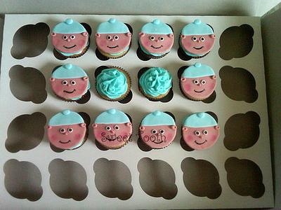 Baby Shower Cupcakes - Cake by Carsedra Glass
