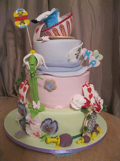 Alice in wonderland cake - Cake by jen lofthouse
