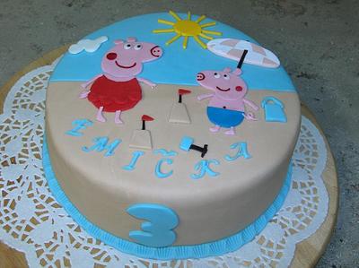 Peppa pig - Cake by Ivana