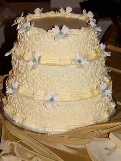 Dogwood wedding cake - Cake by Marney White
