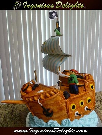 Pirate Birthday Cake - Cake by Ingenious Delights