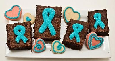 Ovarian Cancer Awareness Treats - Cake by Janine