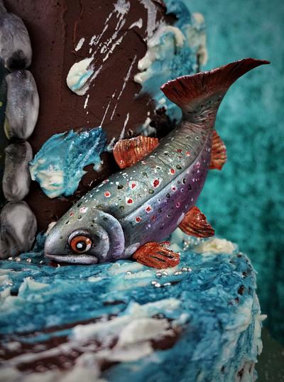 cake for fisherman - Cake by Torty Zeiko