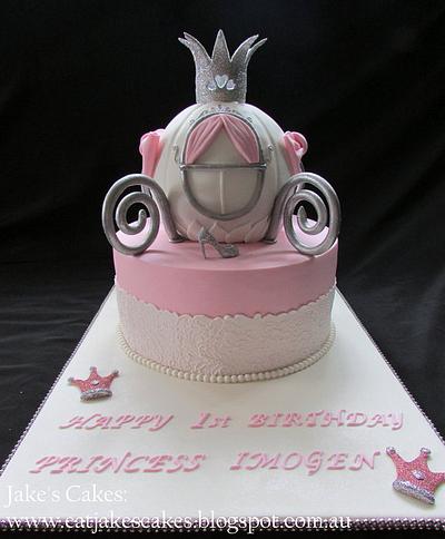Cinderella Lace cake - Cake by Jake's Cakes