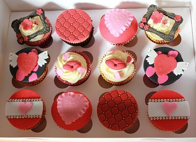 Valentine's Day Cupcakes - Cake by SweetSensationsLancs