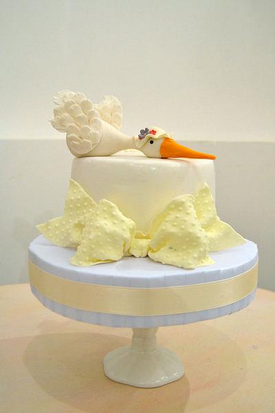 ...cicogna... - Cake by Dolci Architetture