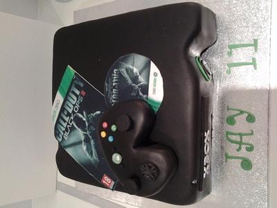 Xbox cake  - Cake by nicki