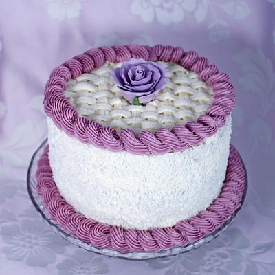Lavender and Coconut Cake - Cake by thesugarmice