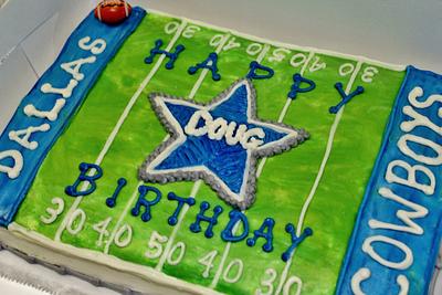 Dallas Cowboys Football cake - Cake by Nancys Fancys Cakes & Catering (Nancy Goolsby)