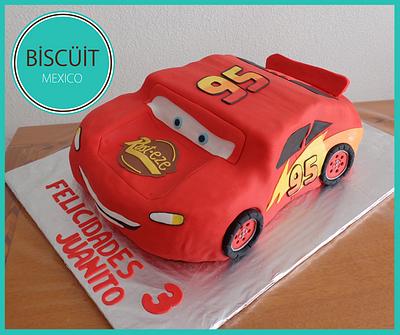 Lightning Mcqueen - Cake by BISCÜIT Mexico