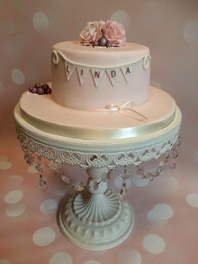 Bunting Birthday Cake - Cake by The Vintage Cake Boutique 