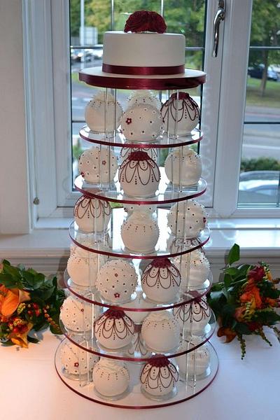 Temari Wedding Cakes - Cake by CakeyBake (Kirsty Low)