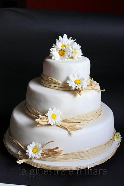 Daisy wedding cake - Cake by Ginestra