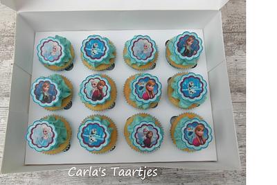 Frozen cupecakes - Cake by Carla 