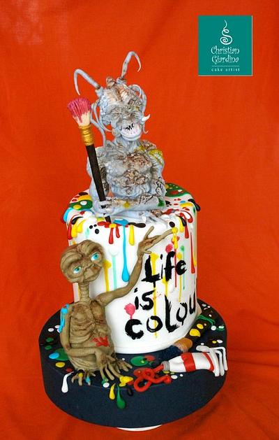 "Life is colour" - Cake by Christian Giardina