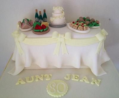 My 'buffet table' cake - Cake by jodie