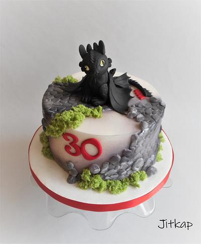 How to Train Your Dragon - Cake by Jitkap