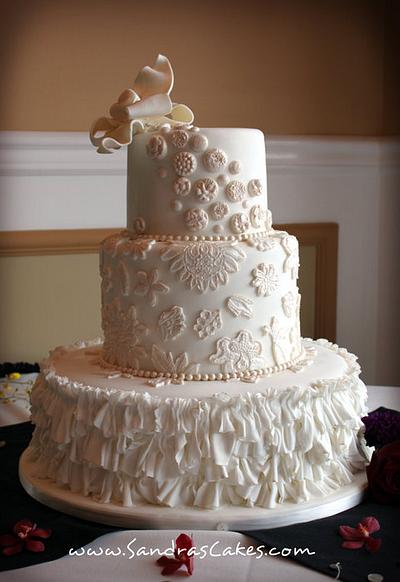 Vintage Wedding Cake - Cake by Sandrascakes