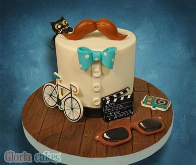 Hipster Cake - Cake by GloriaCakes