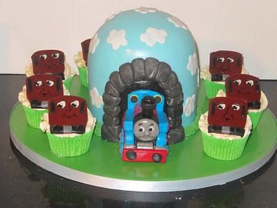 Thomas, Annabel and Clara-bell   - Cake by d and k creative cakes