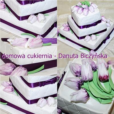 Tulips wedding - Cake by danadana2