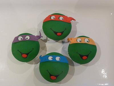 Teenage Mutant Ninja Turtle Cupcakes - Cake by CodsallCupcakes