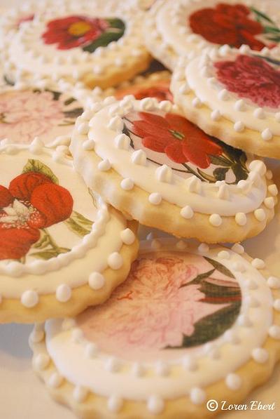 Floral Tea Cookies - Cake by Loren Ebert