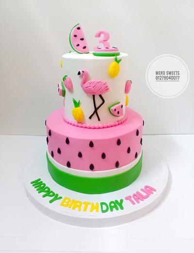 watermelon cake - Cake by Meroosweets