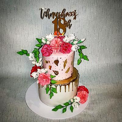18th birthday cake - Cake by The Custom Piece of Cake