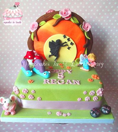 Fairy sunset cake - Cake by Cupcakes la louche wedding & novelty cakes