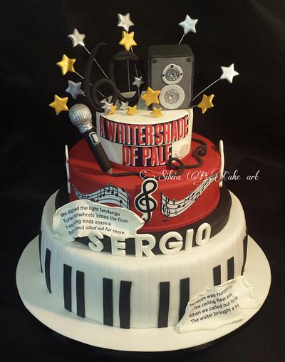 Music cake - Cake by silvia B.cake art