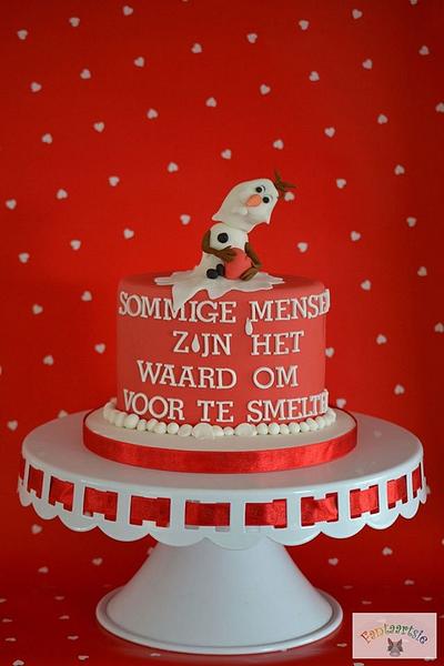 some people are worth melting for - Cake by Fantaartsie  Tamara van der Maden - Ritskes