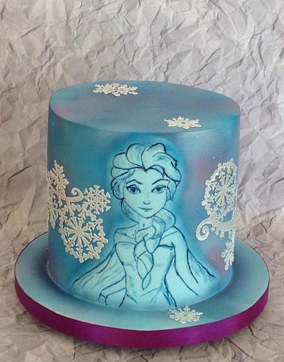 Frozen - Cake by CandyCakesPreston