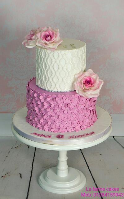 Engagement cake - Cake by La farine by Randa