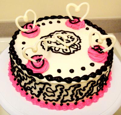 Sweetheart's Delight Cake - Cake by Sara's Baked Creations
