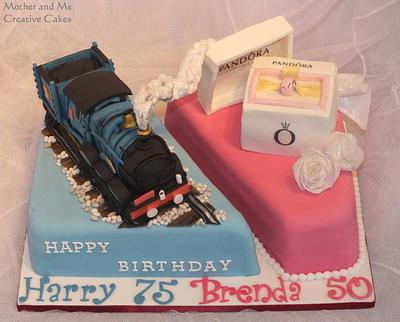 Steam Train/Pandora - Cake by Mother and Me Creative Cakes