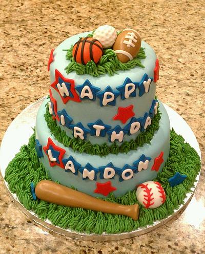 Sports Cake - Cake by Sweet Creations by Sophie